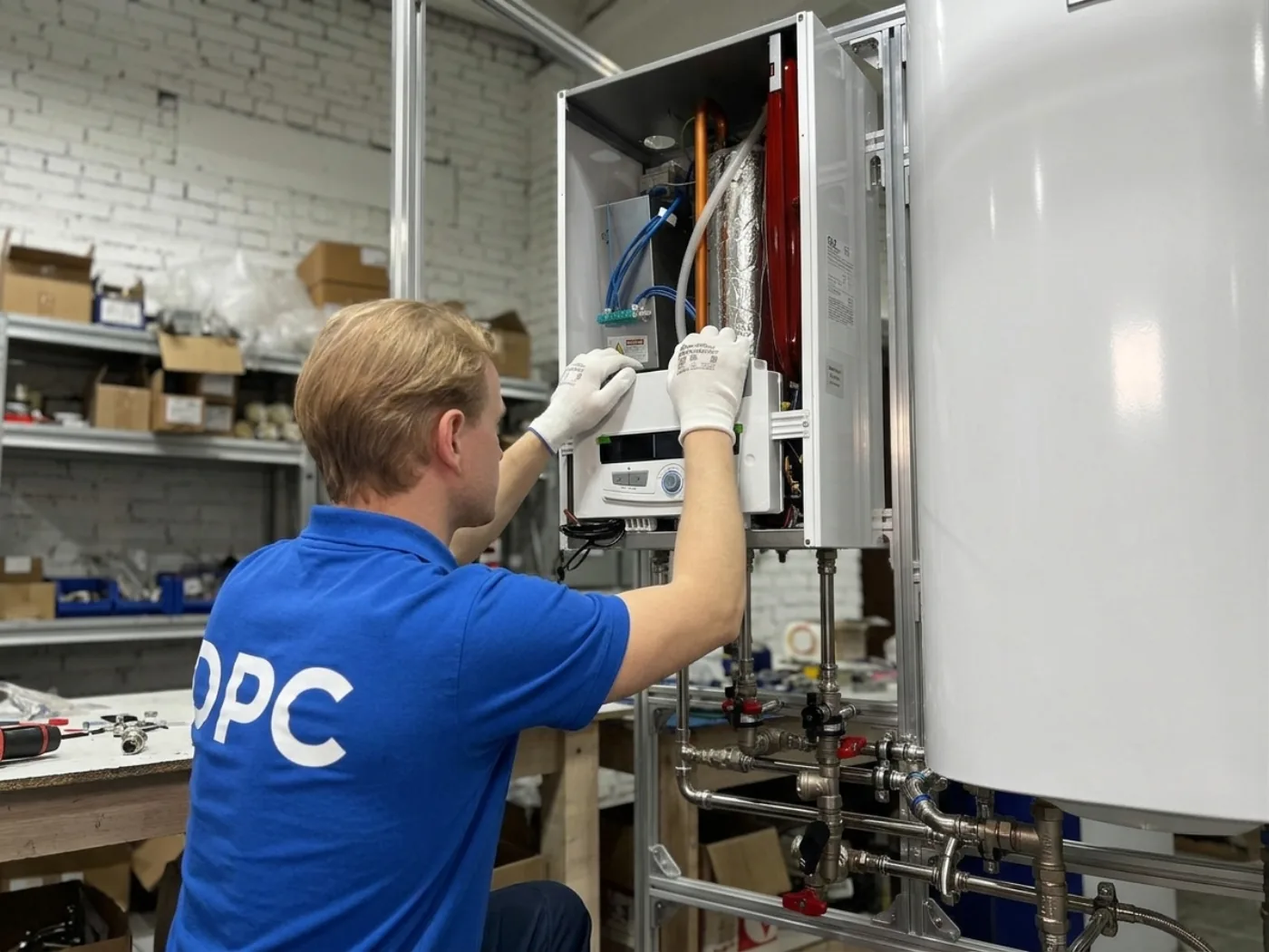 Réparation d'un appareil de production d'eau chaude à Créteil